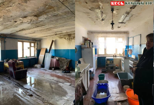 Стан гуртожитку на вул. Шухевича в Кривому Розі