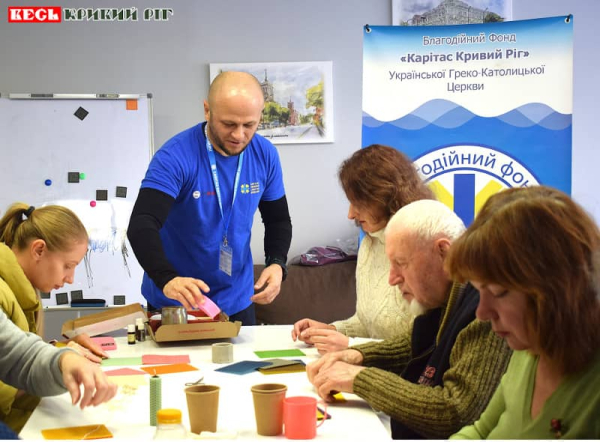 Майстер-клас у просторі «ЯМаріуполь» провів волонтер Карітас Кривий Ріг