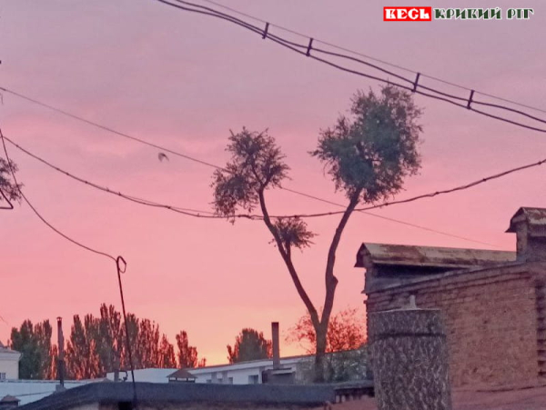 Захід сонця в Кривому Розі