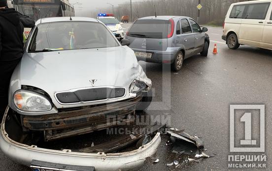 Другорядна «проти» головної: на Дніпровському шосе вдарилися Daewoo і Opel