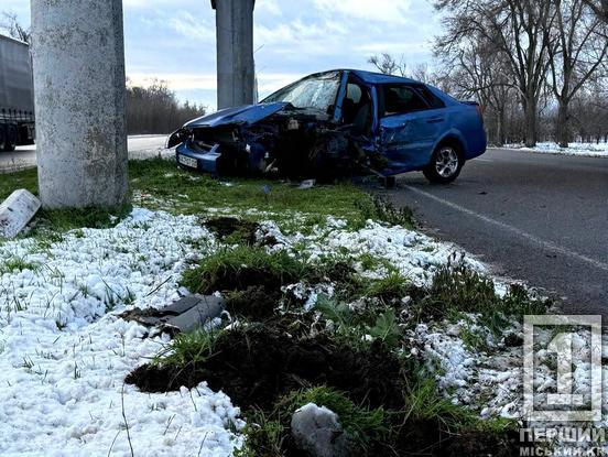Керманича визволяли надзвичайники: на Криворіжжі в автотрощі постраждали четверо людей1