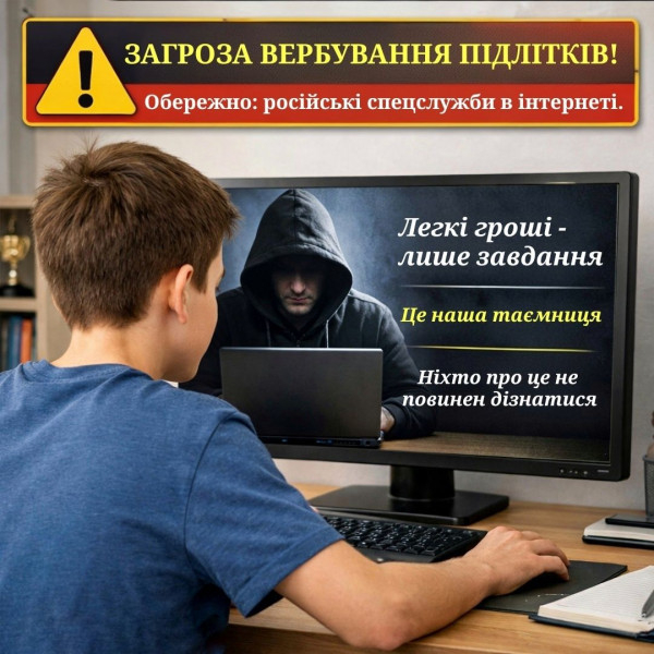 Криворіжцям нагадали про небезпеку вербування підлітків російськими спецслужбами0