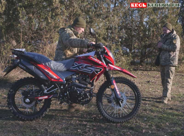 10 мотоциклів отримала від Кривого Рогу 17 ОВМБр