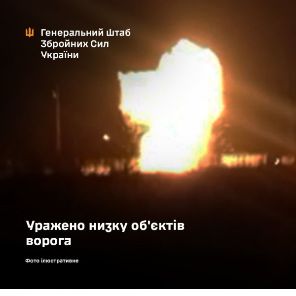 Сили оборони влучили в російські склади на окупованих територіях Донеччини та Луганщини0