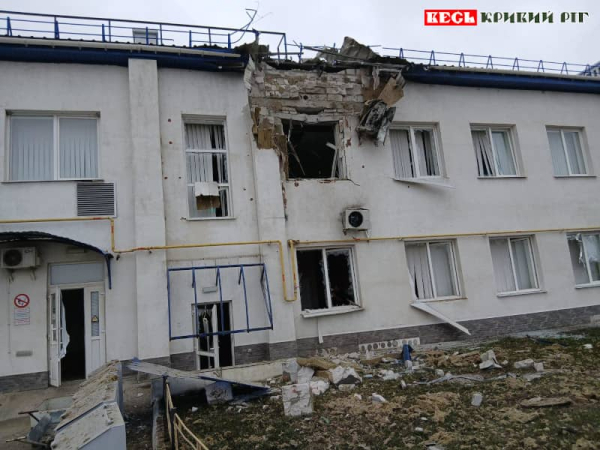 Дрон вдарив по підприємству в Мар’янському Криворізького району