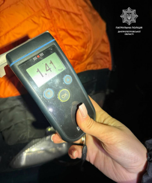 У Кривому Розі під час комендантської години поліція зупинила авто з нетверезим водієм за кермом0