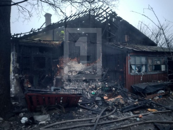 У Тернівському районі Кривого Рогу згорів приватний будинок1