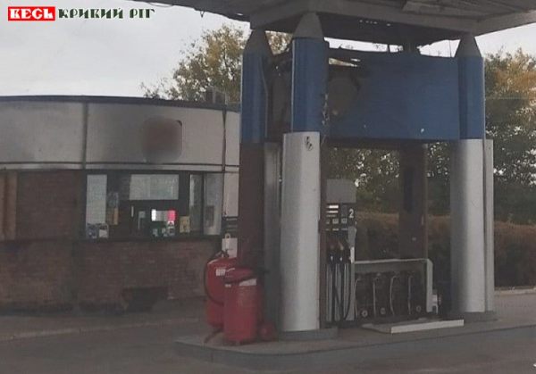 Атаки дроном зазнала АЗС у Зеленодольській громаді Криворізького р-ну