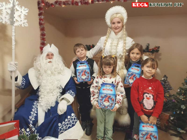 Дітей привітали з днем Святого Миколая в Новопільській громаді Криворізького р-ну