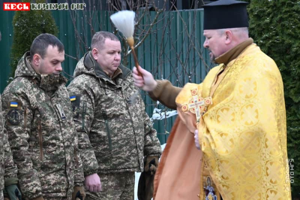 Водохреще у 36-му Подільському полку НГУ