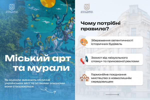 Мурали у Кривому Розі: від аматорського мистецтва до чітких правил і нових трендів1