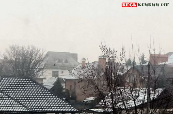 густий туман накрив Кривий Ріг