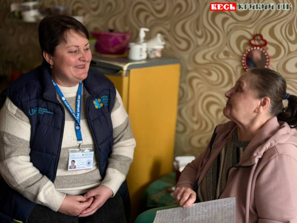 Пані Людмила з Мар’янки знайшла прихисток в Кривому Розі