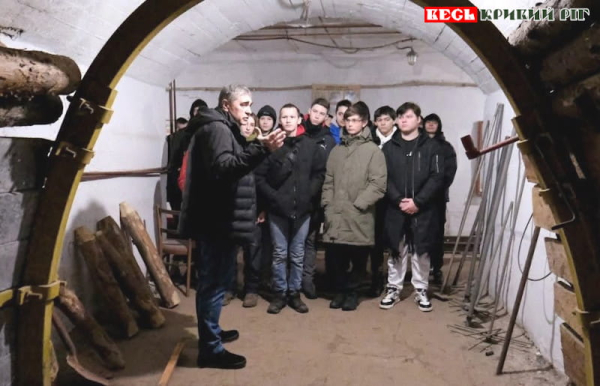 Студенти гірничого коледжу на проммайданчику КЗРК в Кривому Розі