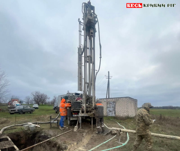 Відновлено свердловину у Чабановому Криворізького району