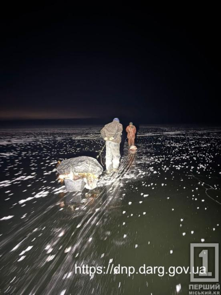 Влаштував нічний спринт по кризі: на Карачунівському водосховищі нічний баконьєр тікав від рибохорони1