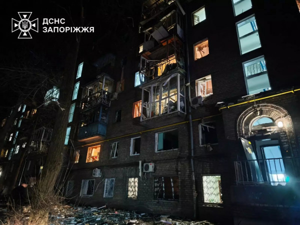 5 поранених у Запоріжжі: окупанти вночі атакували місто дронами2