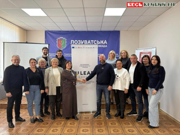 Міжнародні партнери завітали до Лозуватської громади Криворізького р-ну