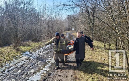 Крижана пастка на Інгульці: у Кривому Розі рятувальники визволяли травмованого чоловіка
