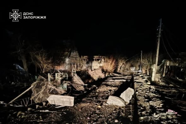 Нічна атака ворога на Запорізьку область закінчилася трагічно: 5 –  постраждалих0