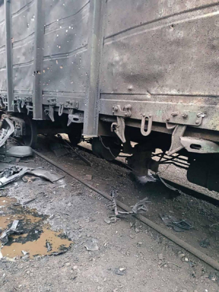 Російські дрони атакували тепловоз на Запоріжжі1