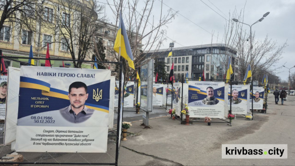 У Кривому Розі волонтери оновили меморіал Героїв на Поштовому: подробиці1