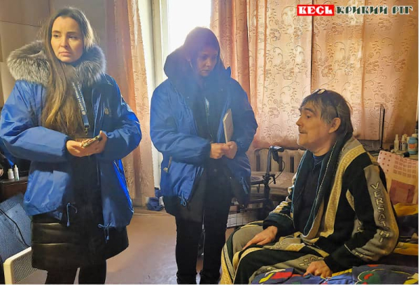 Одинокому мешканцю Зеленодольська допомагають Карітас Кривий Ріг