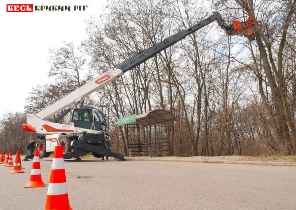 Телескопічний навантажувач Bobcat (стріла 22м) отримав Сансервіс в Кривому Розі
