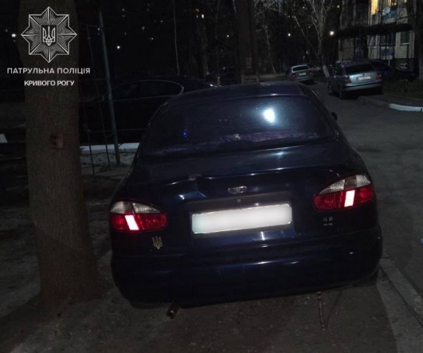 У Кривому Розі п’яний водій втік з місця ДТП, але його швидко знайшли0