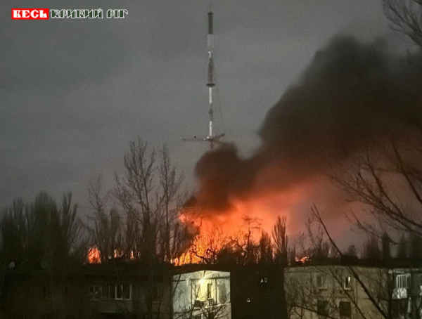 Шахеди атакували телевежу в Кривому Розі