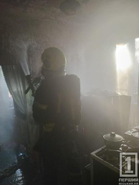 Виносили безтямною: у Металургійному районі надзвичайники врятували жінку з пожежі2