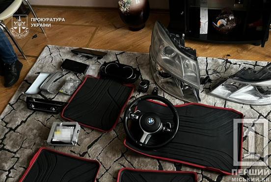 Знімали фари та радари у темряві ночі: двоє чоловіків перепродували крадені автозапчастини через СТО у Кривому Розі2