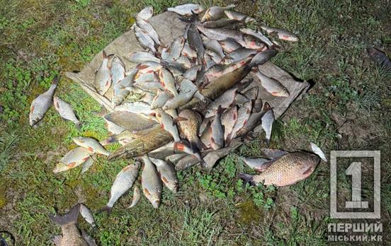 11 кілограмів риби на 190 тисяч шкоди: під Кривим Рогом затримали браконьєрів із сітками