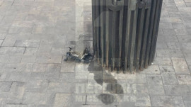 Біля Gagarin Mall перевіряли “небезпечний” пакунок: усередині був камінь