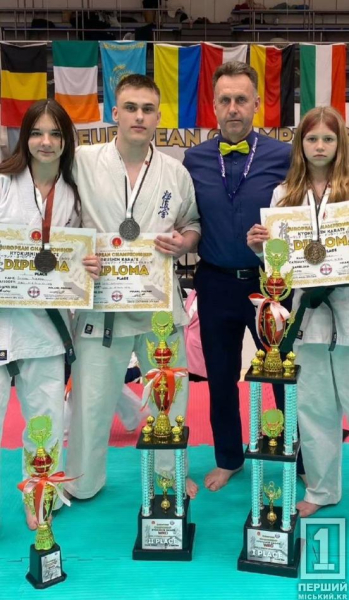 Криворізькі каратисти з клубу «Торнадо» стали призерами Чемпіонату Європи2