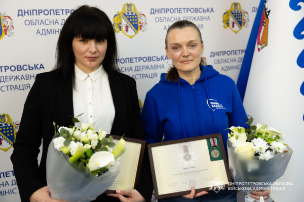 Медсестру з Кривого Рогу нагородили орденом княгині Ольги ІІІ ступеня4