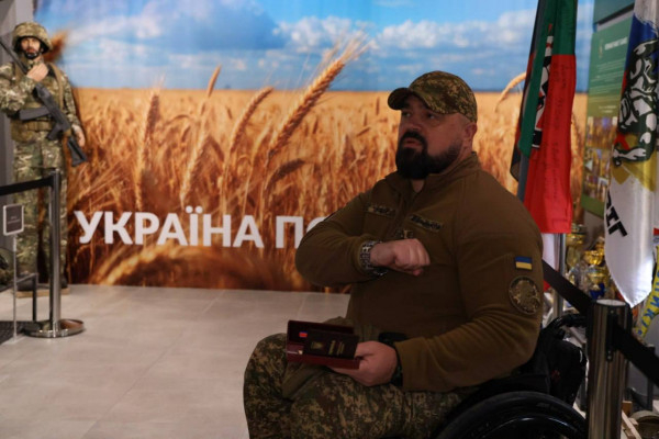 Полковника НГУ з Кривого Рогу Олександра Пискуна нагородили орденом Данила Галицького1