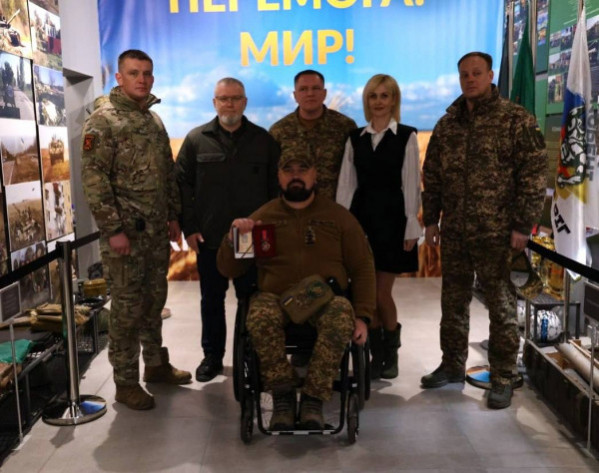 Полковника НГУ з Кривого Рогу Олександра Пискуна нагородили орденом Данила Галицького4