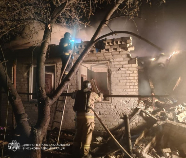 Протягом ночі російські окупанти майже 20 разів атакували громади Дніпропетровщини: одна людина отримала поранення0