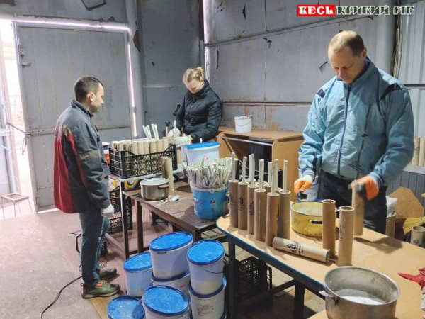 Виробництво димових шашок &laquo;Залізна сотня&raquo; в Кривому Розі