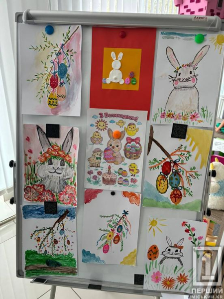 Великодні пряники та підтримка: патрульні Кривого Рогу провели майстер-клас для дітей з Маріуполя4