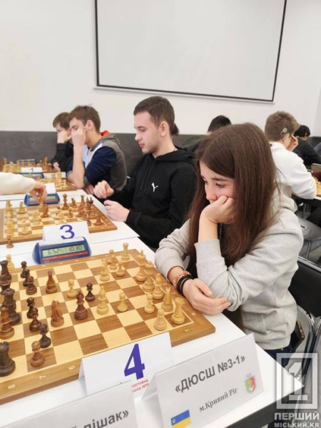 Жодної поразки за дев’ять партій: криворізькі шахісти стали кращими в області1