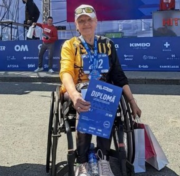 Криворізька параспортсменка Надія Дмитрюк перемогла на міжнародному напівмарафоні0