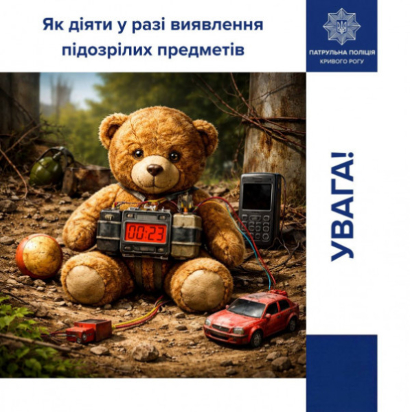 Рятувальники нагадали правила безпеки при виявленні підозрілих предметів