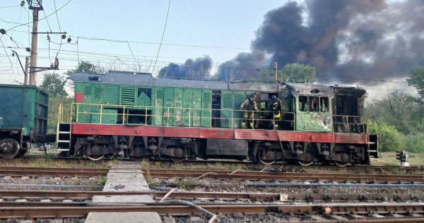 Росіяни атакували залізничну інфраструктуру на Дніпропетровщині0