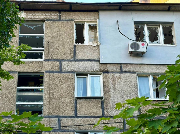 Наслідки російських обстрілів Дніпропетровщини - фото пресслужби Дніпропетровської ОВА