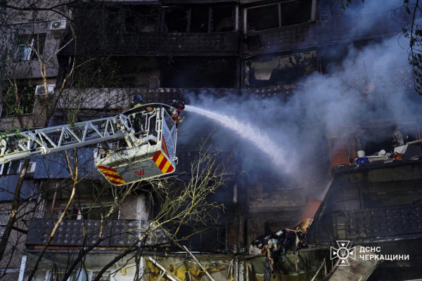 У Черкасах через атаку російського дрона постраждали 11 людей, серед них — діти