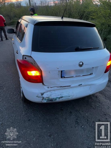 У Покровському районі п’яний водій на ВАЗі протаранив Skoda1