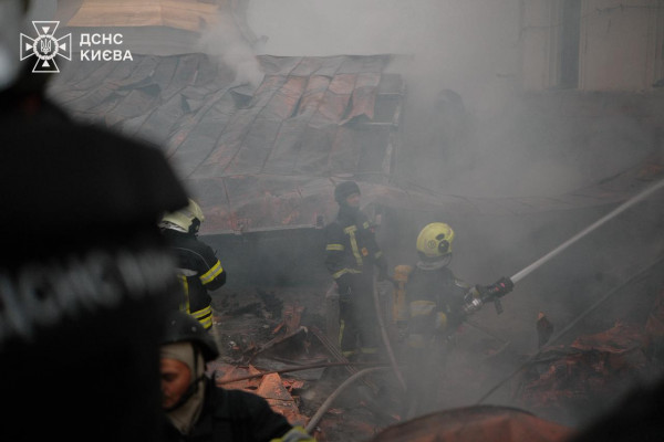 У Києві внаслідок масованої атаки рф загинули 4 людей, 25 - постраждали, пошкоджено кіностудію Довженка