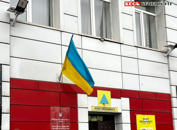 Фасад Криворізької гімназії №66